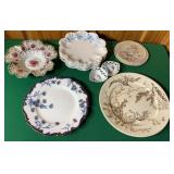 Limoges Plates, Wedgewood Plate, Etc.