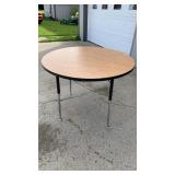 42" Round Work Table W/ Adjustable Legs