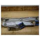 Stream 24" and 18" Towel Bars, Toilet Paper Holder