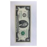 2013 2 Dollar Bill