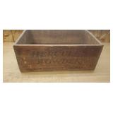 Vintage Wooden Hercules Powder