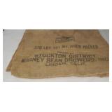 Burlap Bag Advertisement