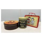 Tin Containers Morton Salt, Campbells, Hershey