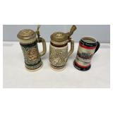 Avon Beer Steins With Cologne