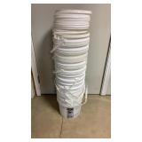 5 Gal. Plastic Pail With Lid. - Times 10
