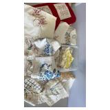 Handmade Quilt And Miscellaneous Doily