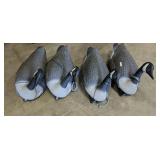 4 Canadian Geese Decoys