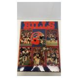 Buffalo Bills Wooden Plaque Clock