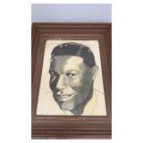 Framed Charcoal Print 21 1/2 x 26 1/2