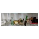 Shelf Full Assorted Glassware