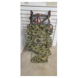 Metal Frame Camo Backpack Large