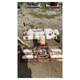 Snow Plow And Mower for a Sears Garden Tractor