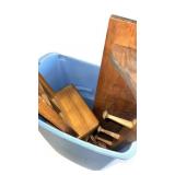 Kitchen Garbage Can with Shelves