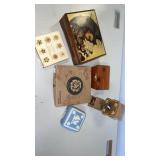 Wooden Boxes,Trivet,Clock