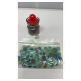 Marbles in Bag And Dish
