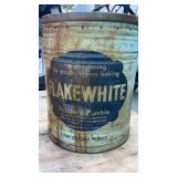 Procter & Gamble Flakewhite Tin Can