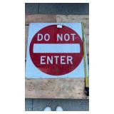 Do Not Enter Road Sign