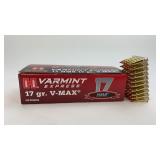 Hornady 17HMR 17Gr VMax