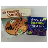 Chinese Checkers and 21 Ft Long Sudoku