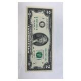 2013 2 Dollar Bill
