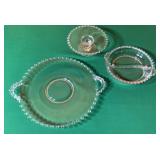3 Candlewick Serving Dishes