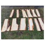 12-Flaming White Birch Slabs