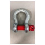 Screw Pin Shackle, 1-1/8" and 9.5T