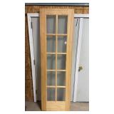 Wood Glass Panel Door