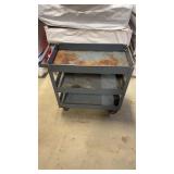 3-Shelf Metal Utility Cart