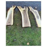 3-"Muddy" Black Walnut Bar Slabs