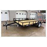 New 2024 Single Axle Landscape Trailer