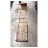 8ft Wooden Toboggan