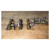 4ï¿½ 1" Valves Water/Air