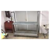 2 Tier Rolling Cart, See Description