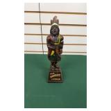 Vintage Cast Iron Bank Indian Old Honesty Cigars