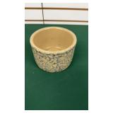 Stoneware Blue/Beige Small Crock