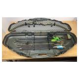 Compound Bow with Hard Case and Arrows