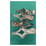 Barn Door Rollers 4 in Lot