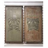 Pair of Early Wooden Panels