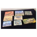 8- Aircraft Model Kits, 144th Scale