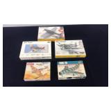 5- 1/72 Aircraft Model Kits, 3-Unopened
