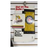 Duke Beer Cardboard Standup Sign