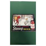 Stoneyï¿½s Beer Cardboard Standup Sign