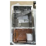 New Stainless Steel Sink w/Accesories