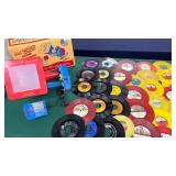 Vintage Cartoon-O-Scope w/Records Lot