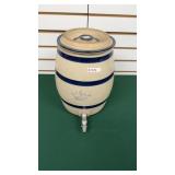 Stoneware 2 Gallon Blue Crown w/Lid