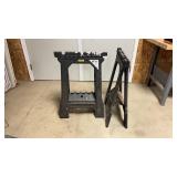 Pair Stanley Plastic Saw Horses