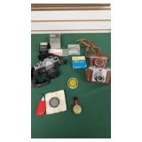 Cameras w/Accessories Lot