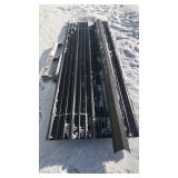 Black Metal Roofing, 16 Pcs