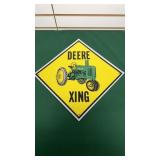 John Deere Crossing Sign 12x12